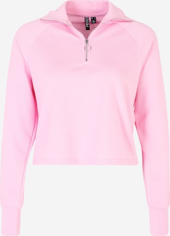 PIECES Sweatshirt 'LAMA' in Pink: predná strana