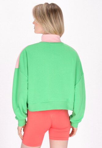 myMo ATHLSRSweater majica 'Comfy' - zelena boja