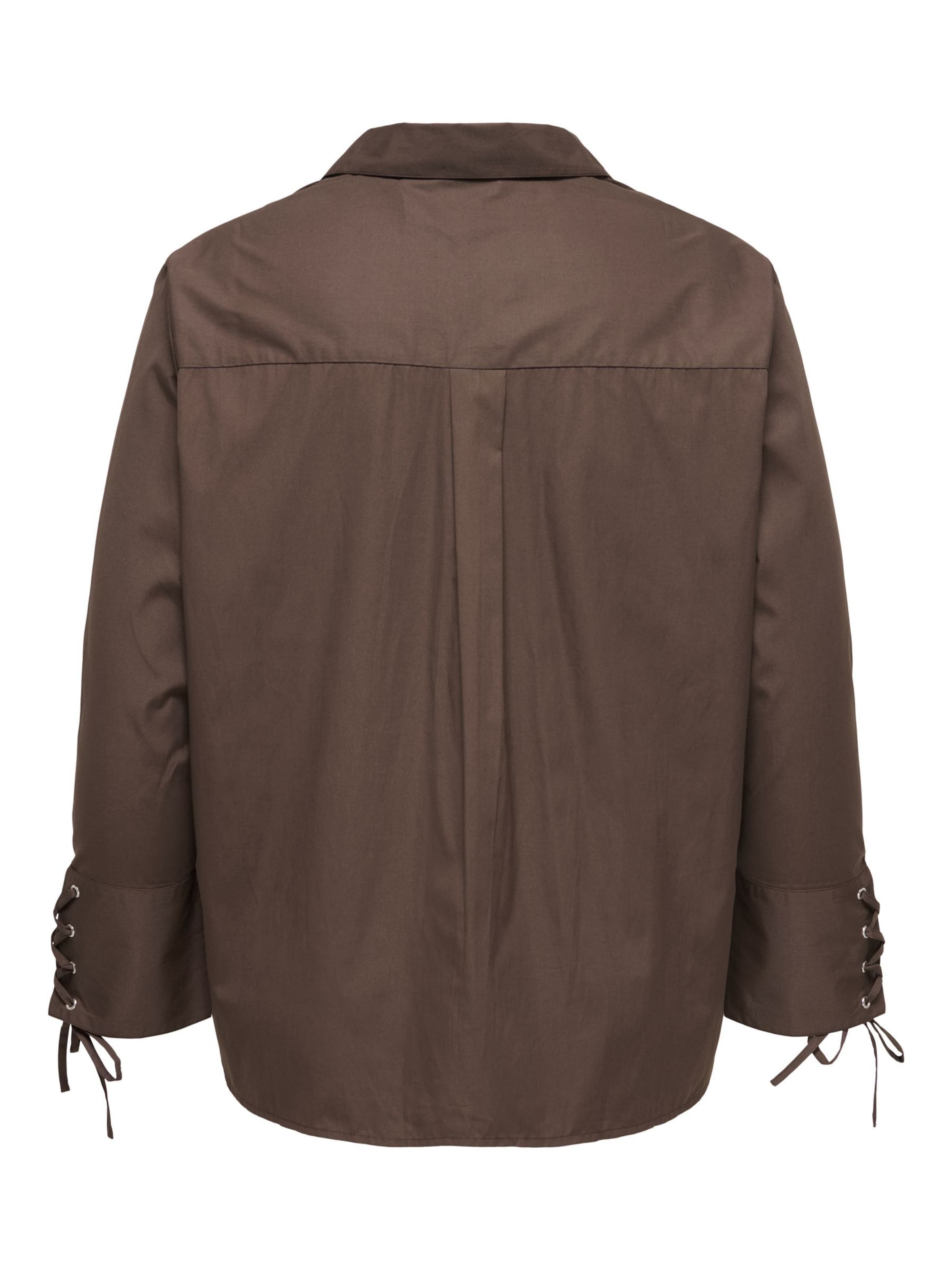 Chemisier 'CAROregon' ONLY Carmakoma en marron