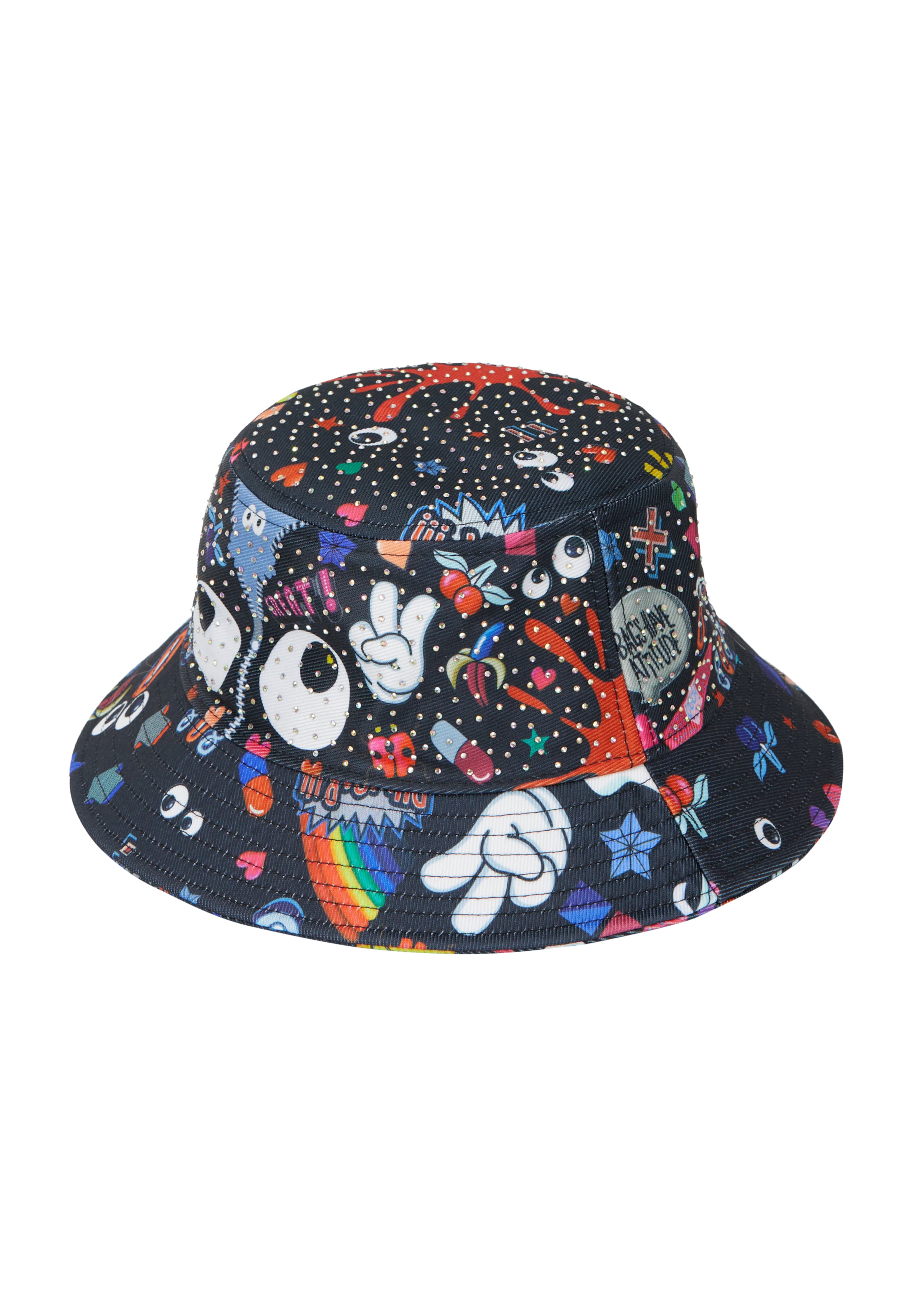 MYMO Hat 'Pop Eyetheme' in Black
