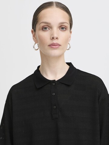 ICHI Shirt ' IXKNITTY ' in Black