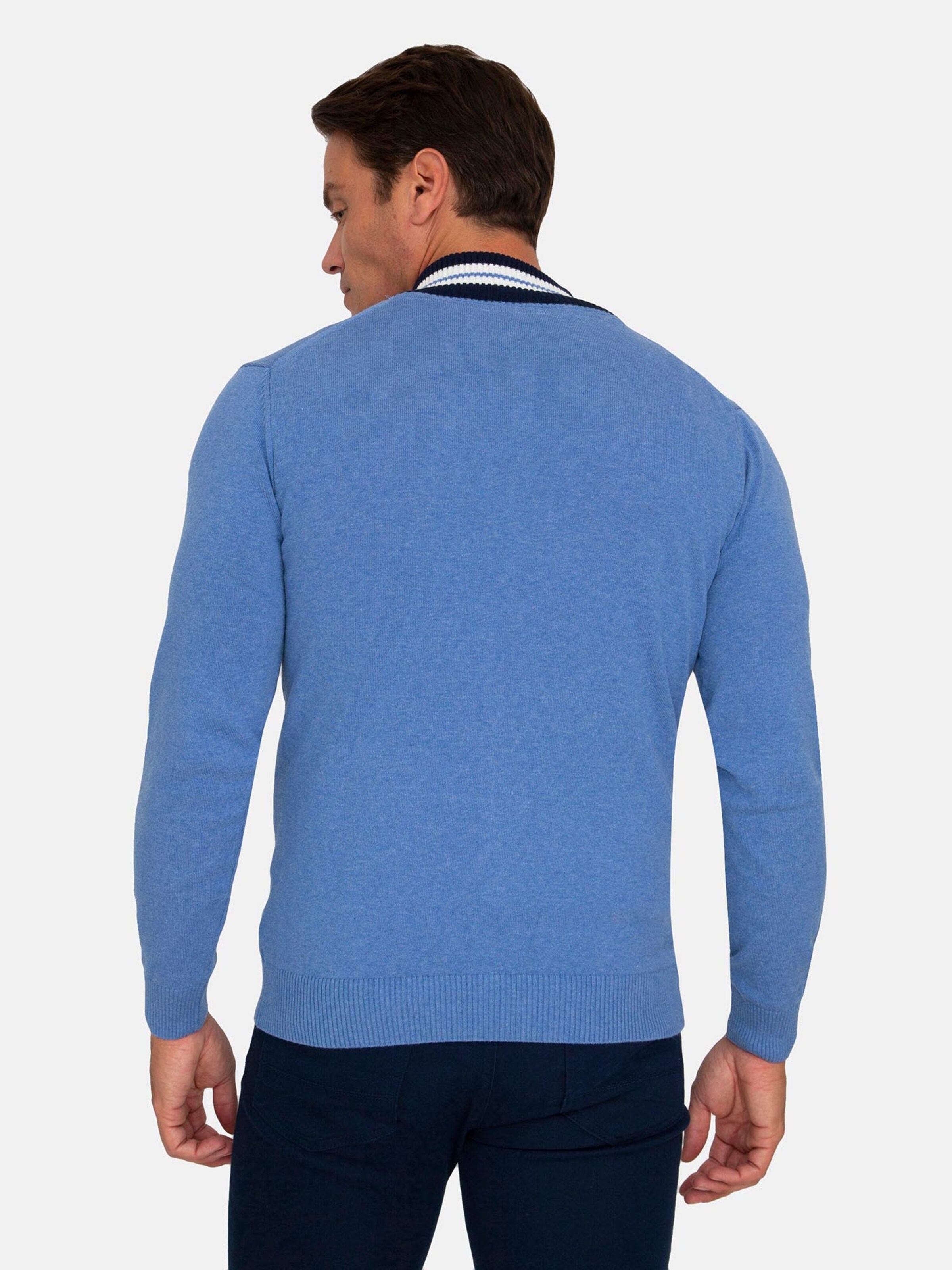 Jacey Quinn Πλεκτή ζακέτα σε μπλε