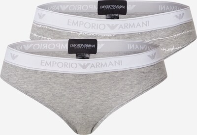 Emporio Armani Slip en gris chiné / blanc, Vue avec produit