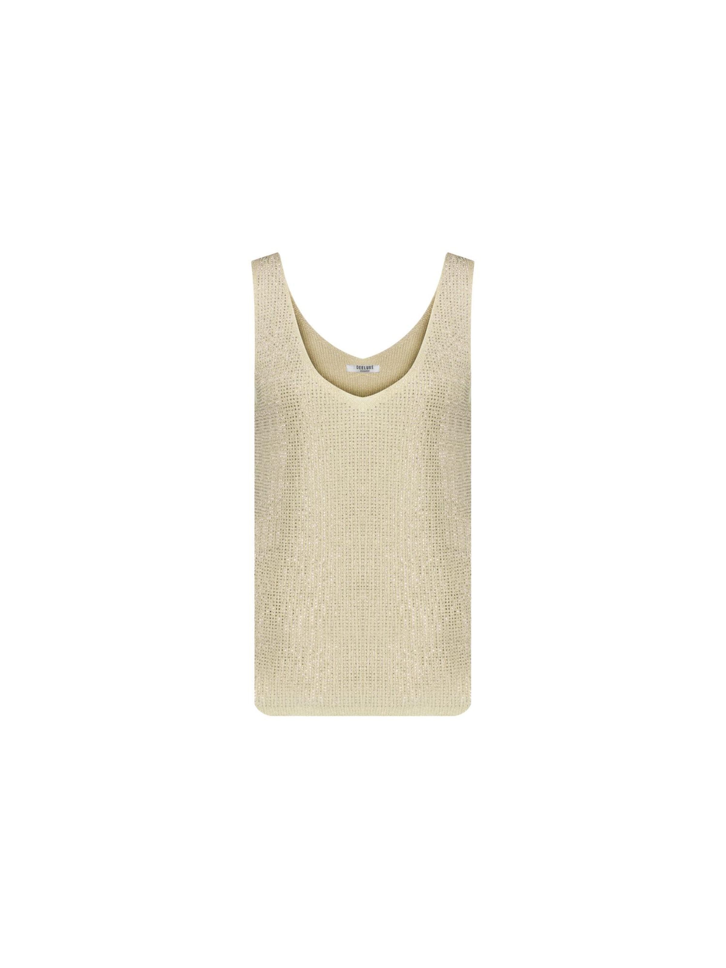 Deeluxe Top 'SHINE' in Weiß: Vorderseite