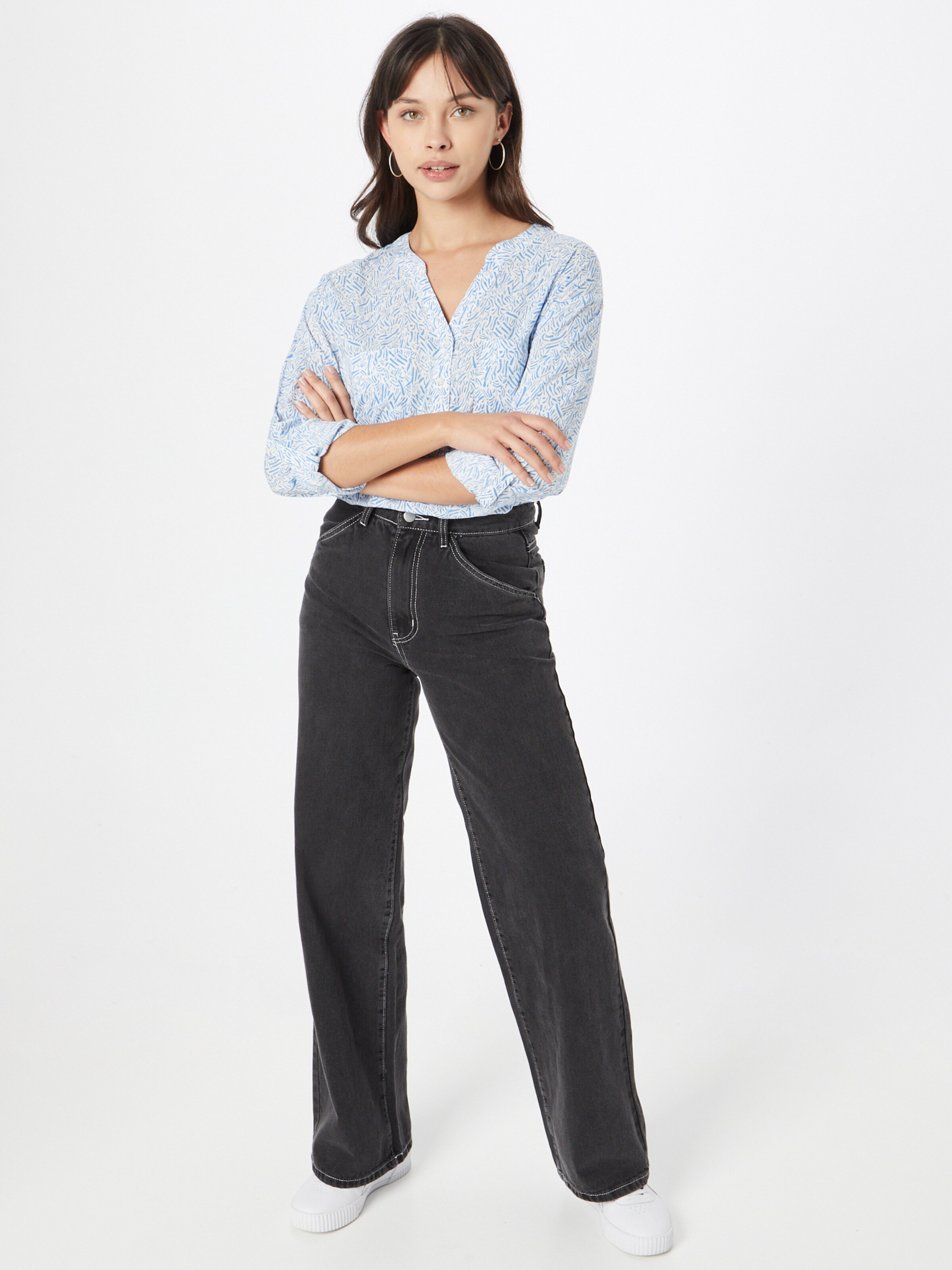 Frauen Große Größen EDC BY ESPRIT Bluse in Himmelblau - IQ39378 Frauen Große Größen EDC BY ESPRIT Bluse in Himmelblau - IQ39378