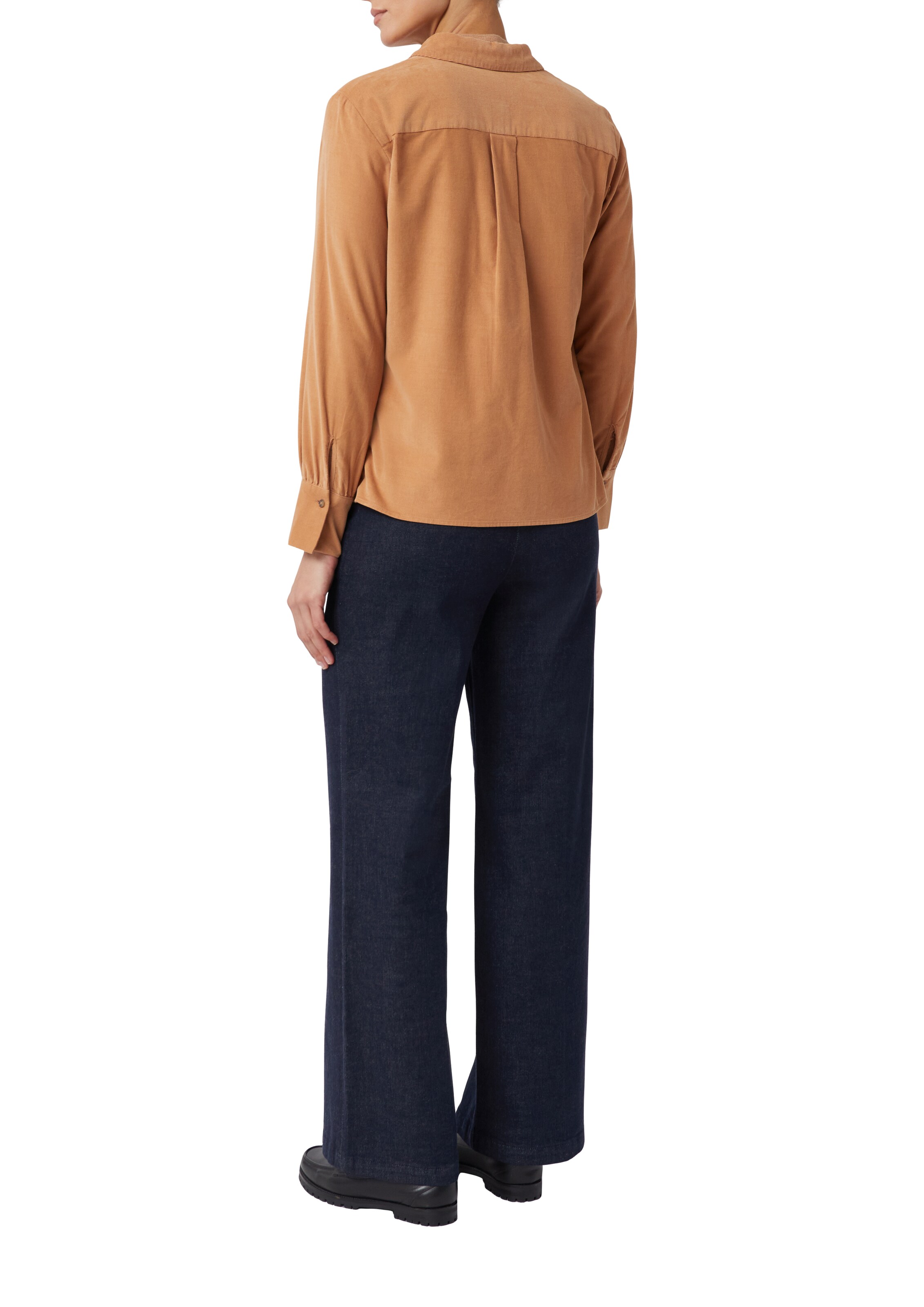 COMMA Blouse in Oranje: terug