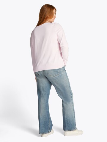 Tommy Hilfiger Curve Sweater in Pink