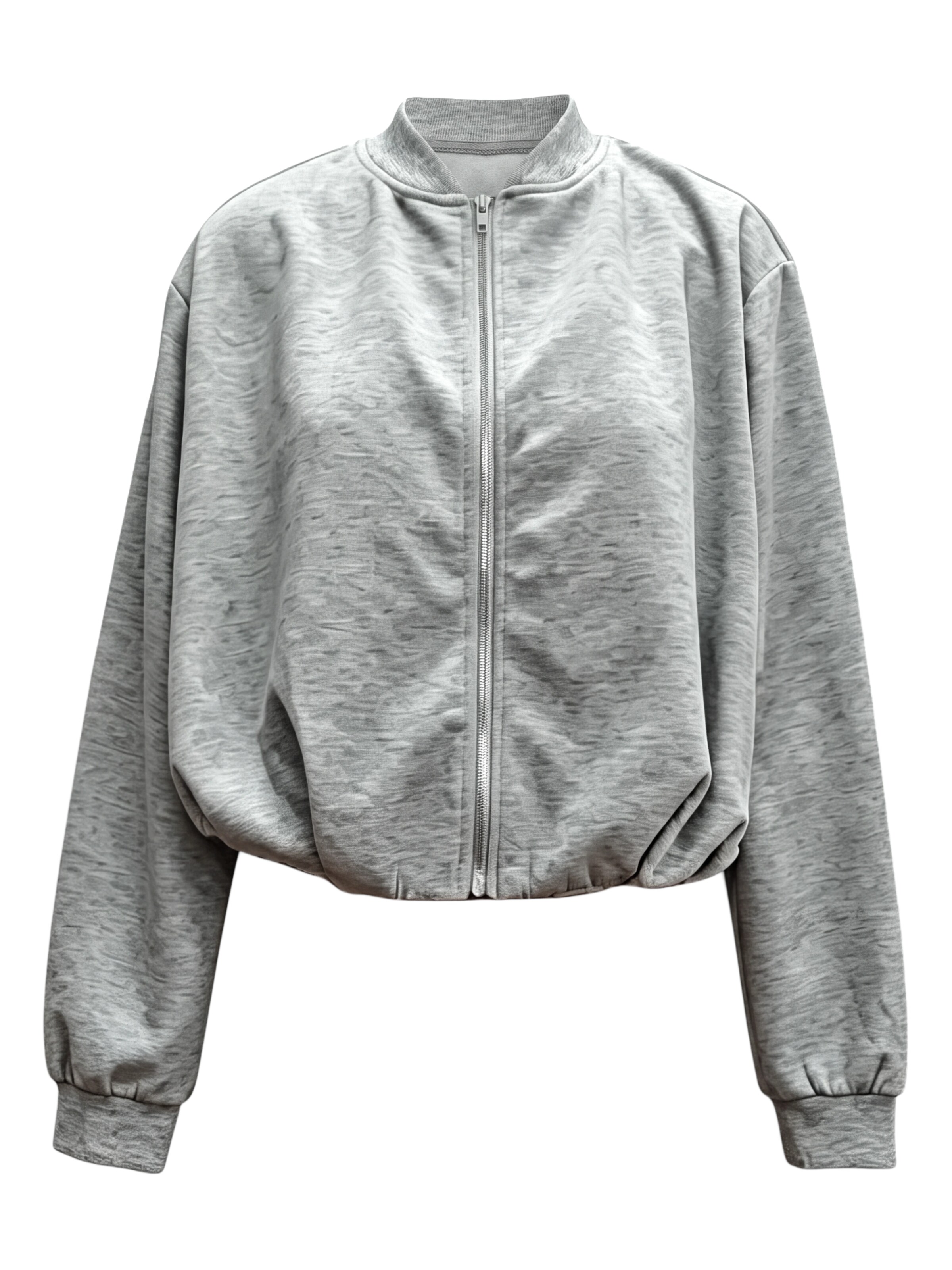 studioselect Sweatjacke 'Tilda' in S in graumeliert, Produktansicht