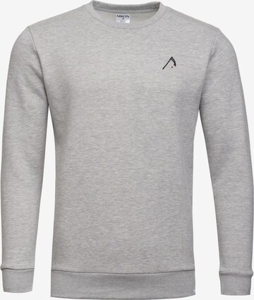 Mikon Sweatshirt 'Sense' in Grey: front