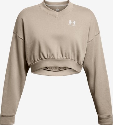 UNDER ARMOUR Functioneel shirt in Bruin: voorkant