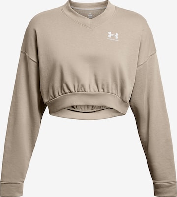 UNDER ARMOUR Performance Shirt in Brown: front