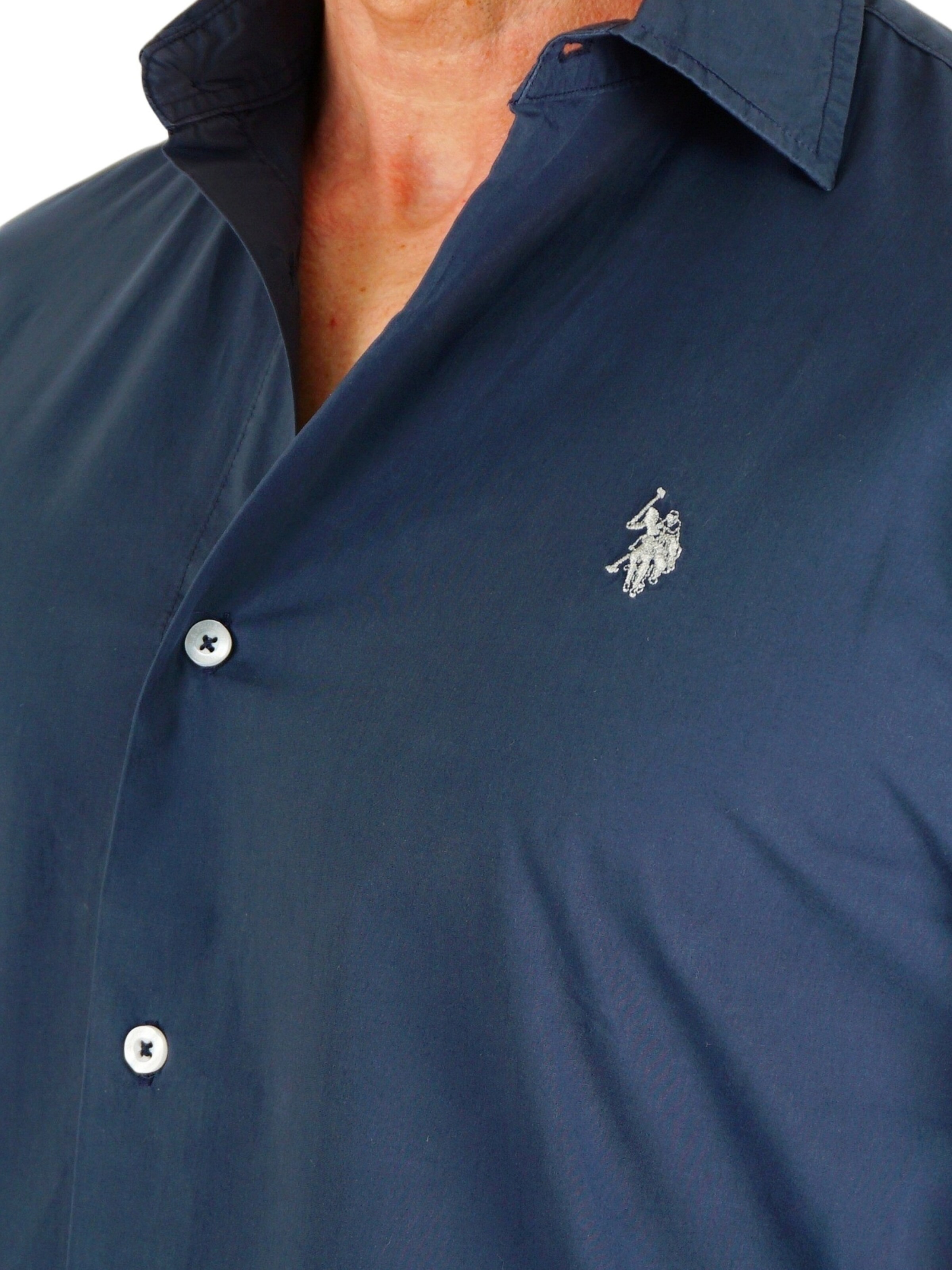 U.S. POLO ASSN. Regular fit Button Up Shirt in Blue