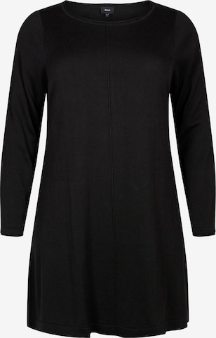 Zizzi Dress in Black: front