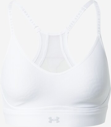 UNDER ARMOUR Sports bra 'Infinity' in White: front