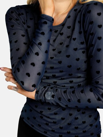 Liberte Essentiel Top ' MESH ' w kolorze niebieski