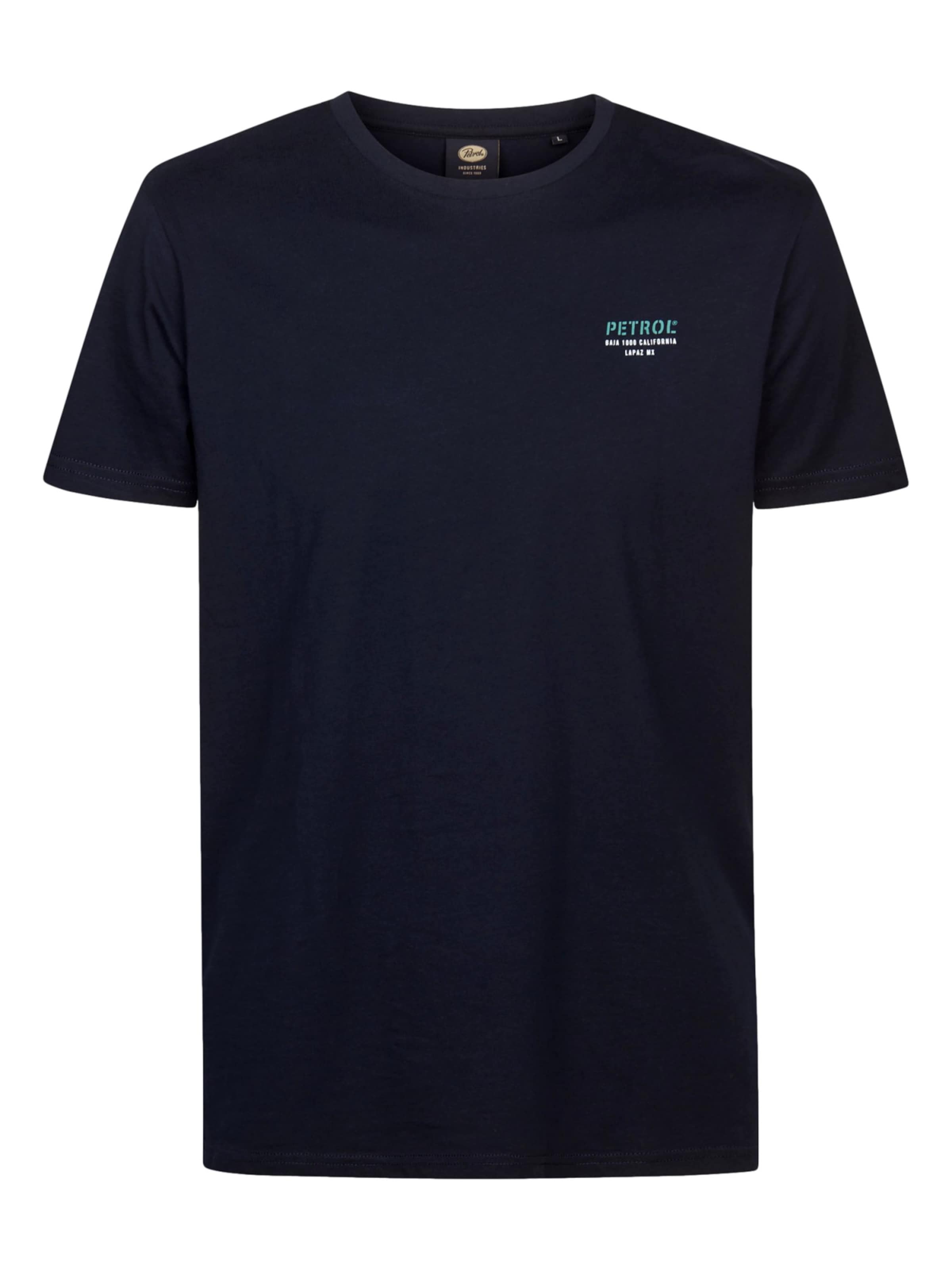 T-Shirt Petrol Industries en bleu : devant