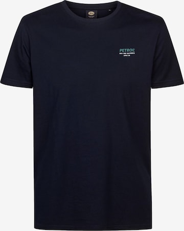 T-Shirt Petrol Industries en bleu : devant