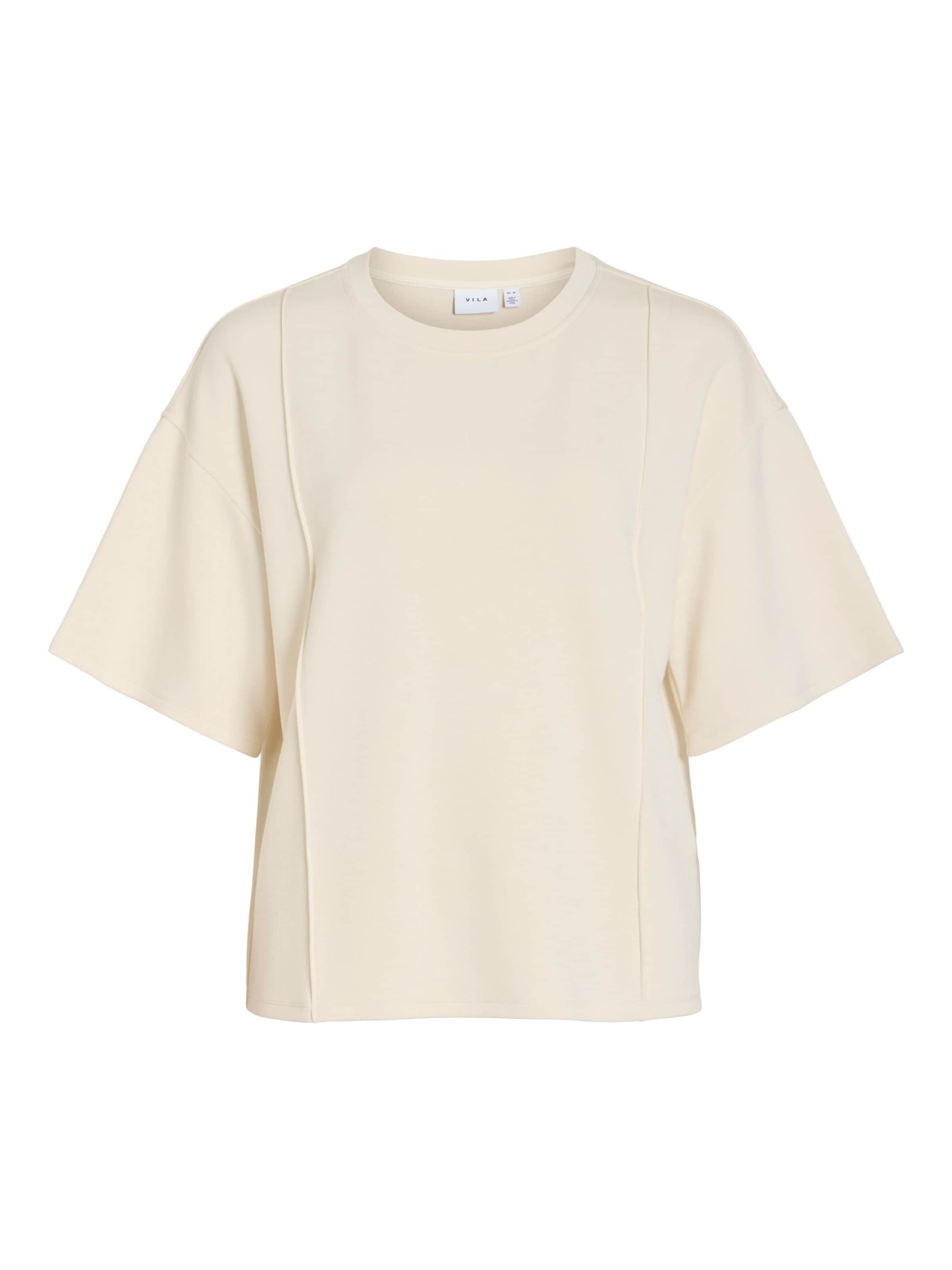 VILA Sweatshirt 'VITelana' i beige: forside