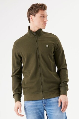 GARCIA Sweat jacket in Green: front