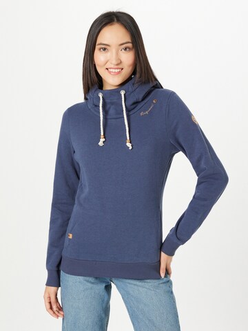 Ragwear Sweatshirt 'FLORA' in Blue: front