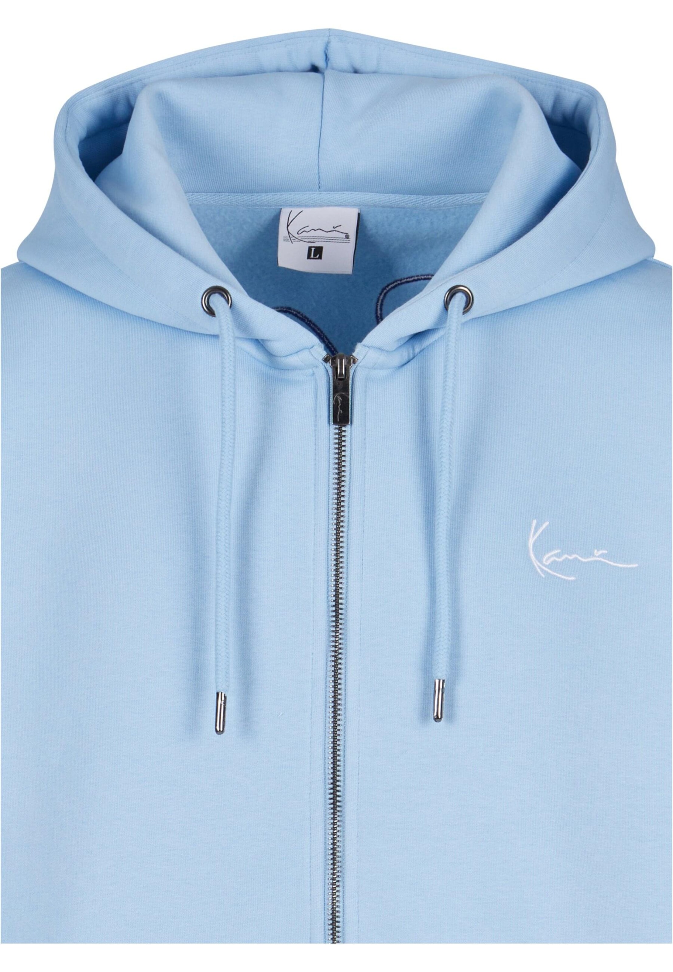 KARL KANI◆カールカナイ フーディー Diner Hoodie [light blue] Karl Kani Zip-Up Hoodie in Light Blue | ABOUT YOU