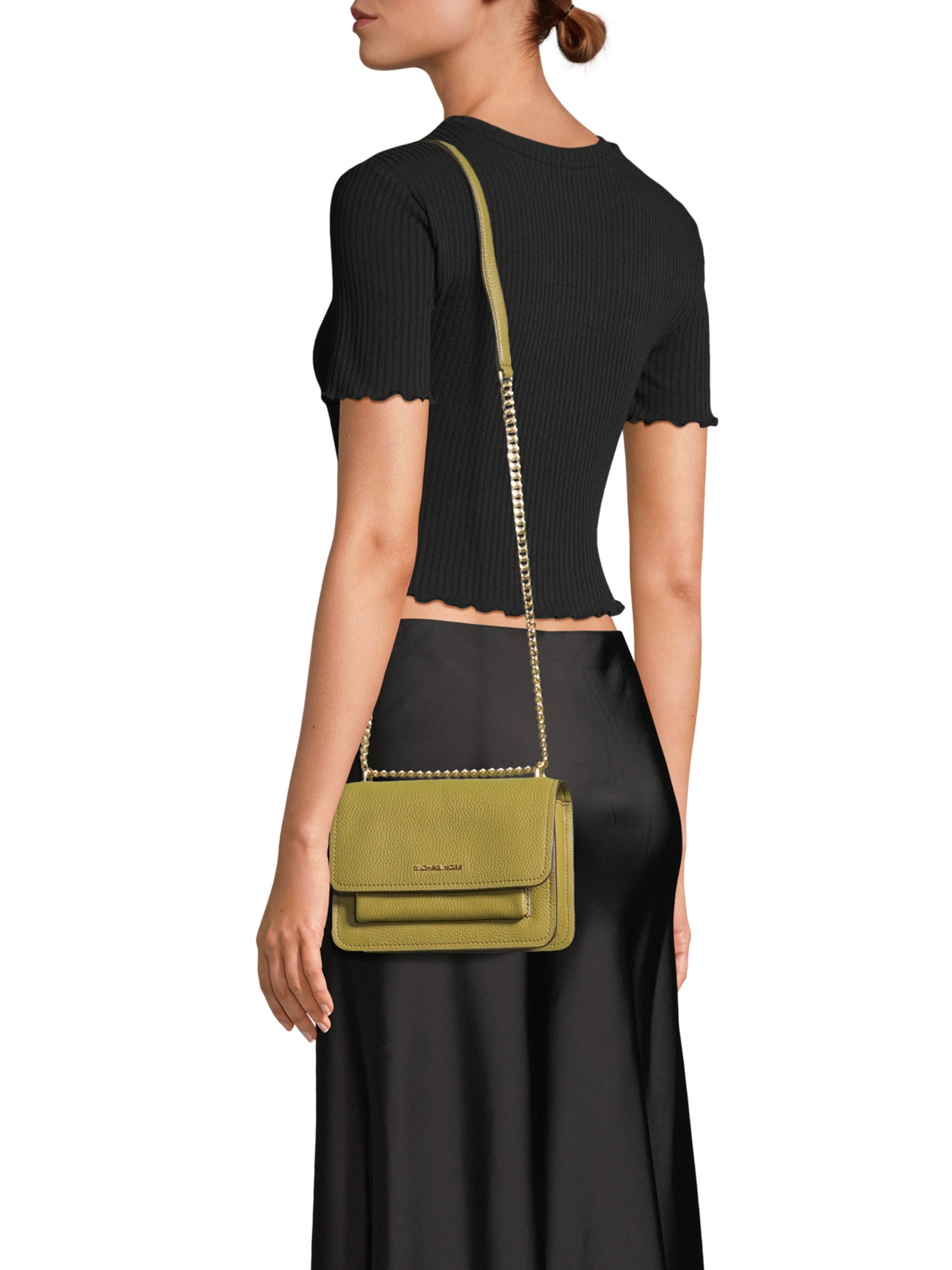 MICHAEL Michael Kors Axelremsväska 'Claire' i grön