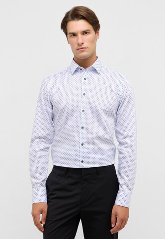 ETERNA Slim Fit Hemd in Blau: Vorderseite