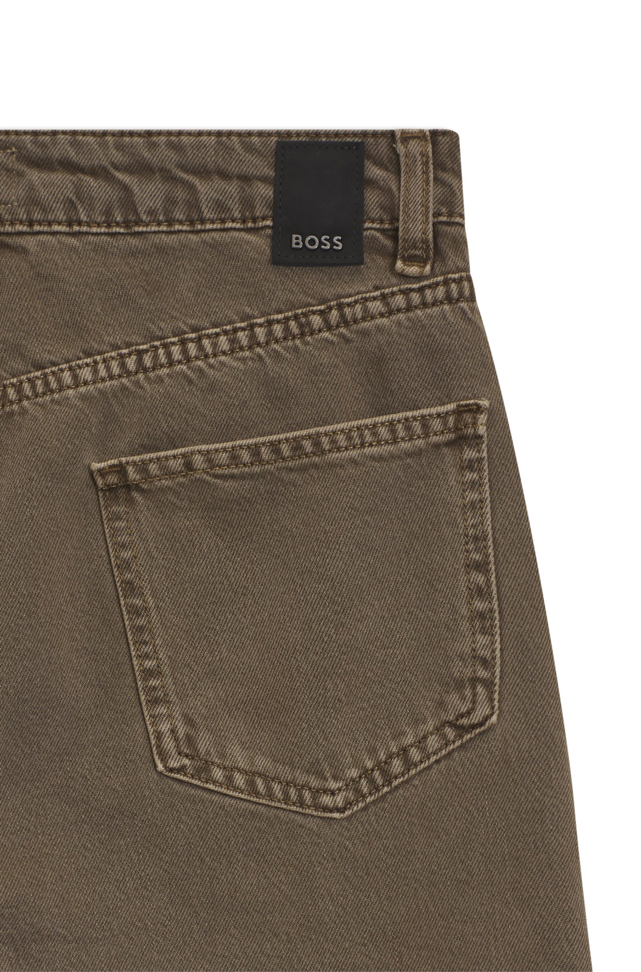 BOSS Loosefit Jeans in Braun