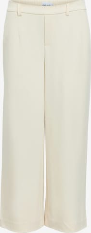 Pantalon à pince 'OBJLisa' OBJECT en beige : devant