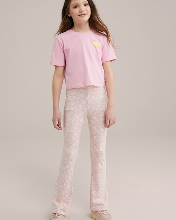 évasé Leggings WE Fashion en rose