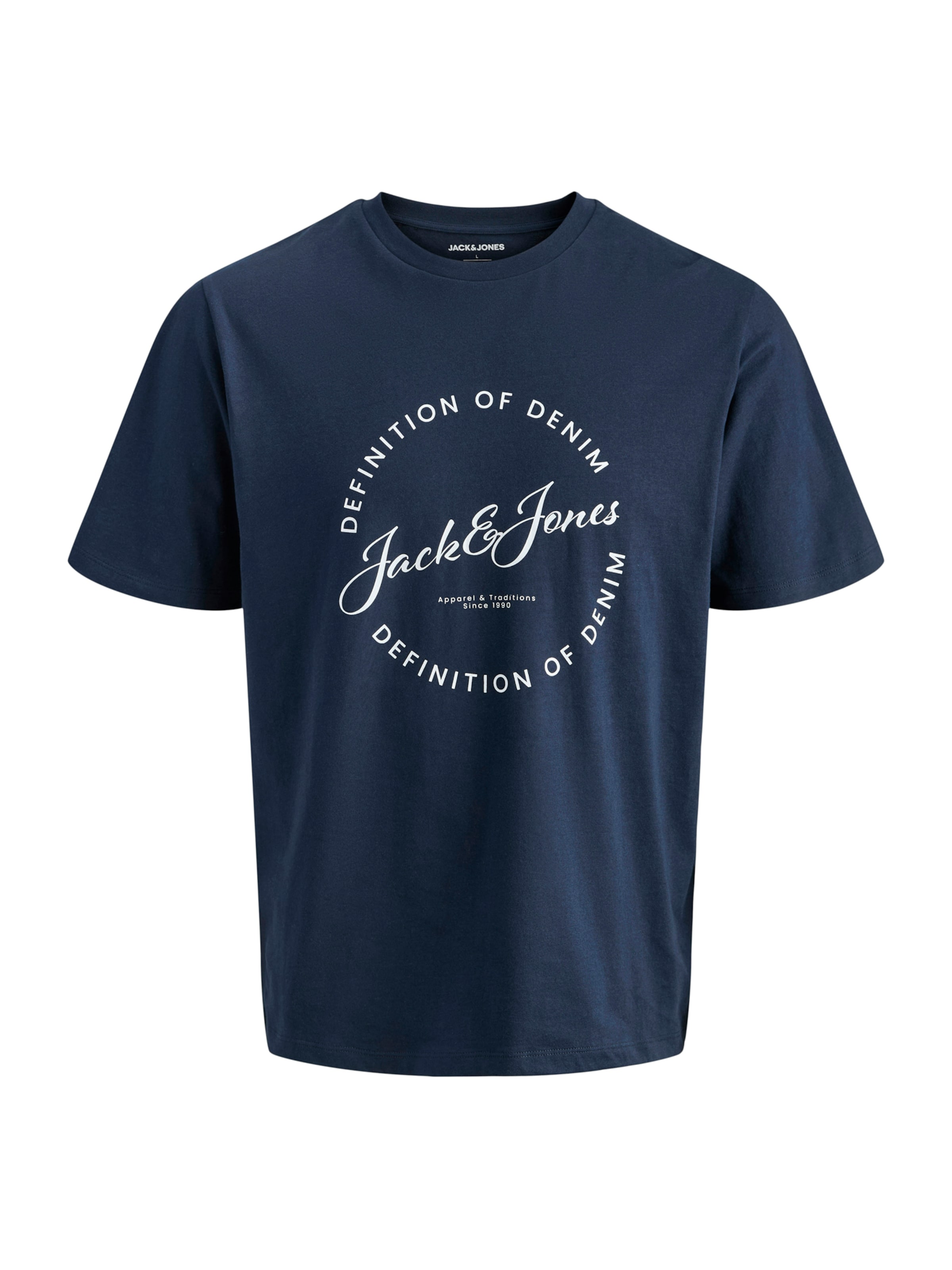 Jack & Jones Plus Shirt 'JJGRAYSON' in Blauw: voorkant