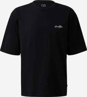 QS Shirt in Zwart: voorkant