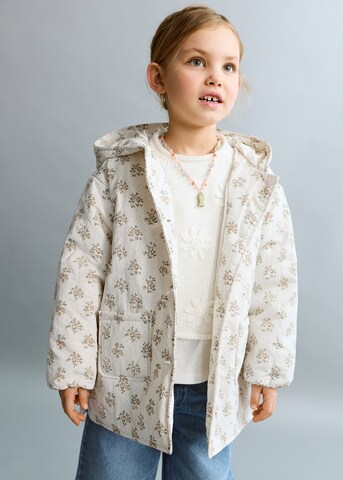 MANGO KIDS Between-Season Jacket in White: front