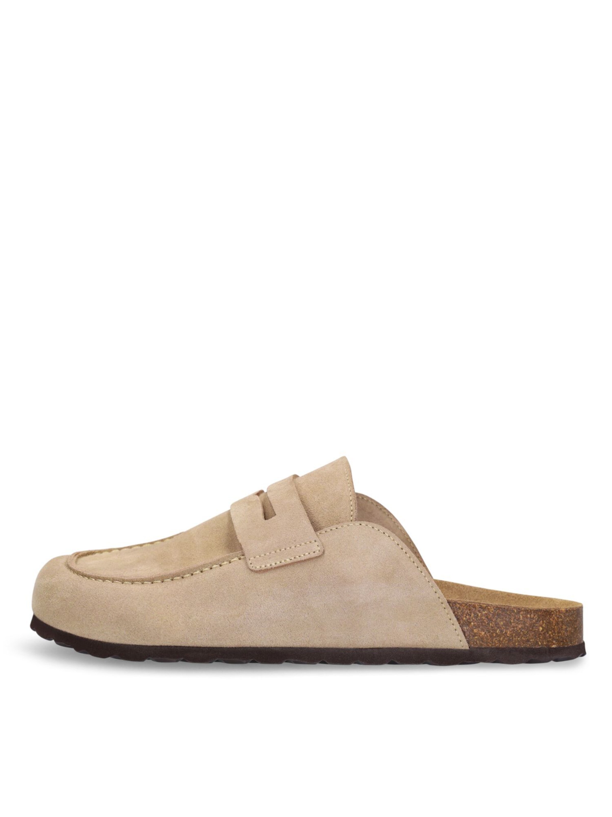 MANFIELD Mules in Beige