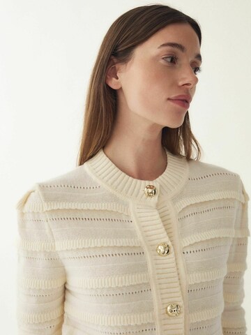 Noella Sweter ' N-Maddison Knit Cardigan ' w kolorze beżowy