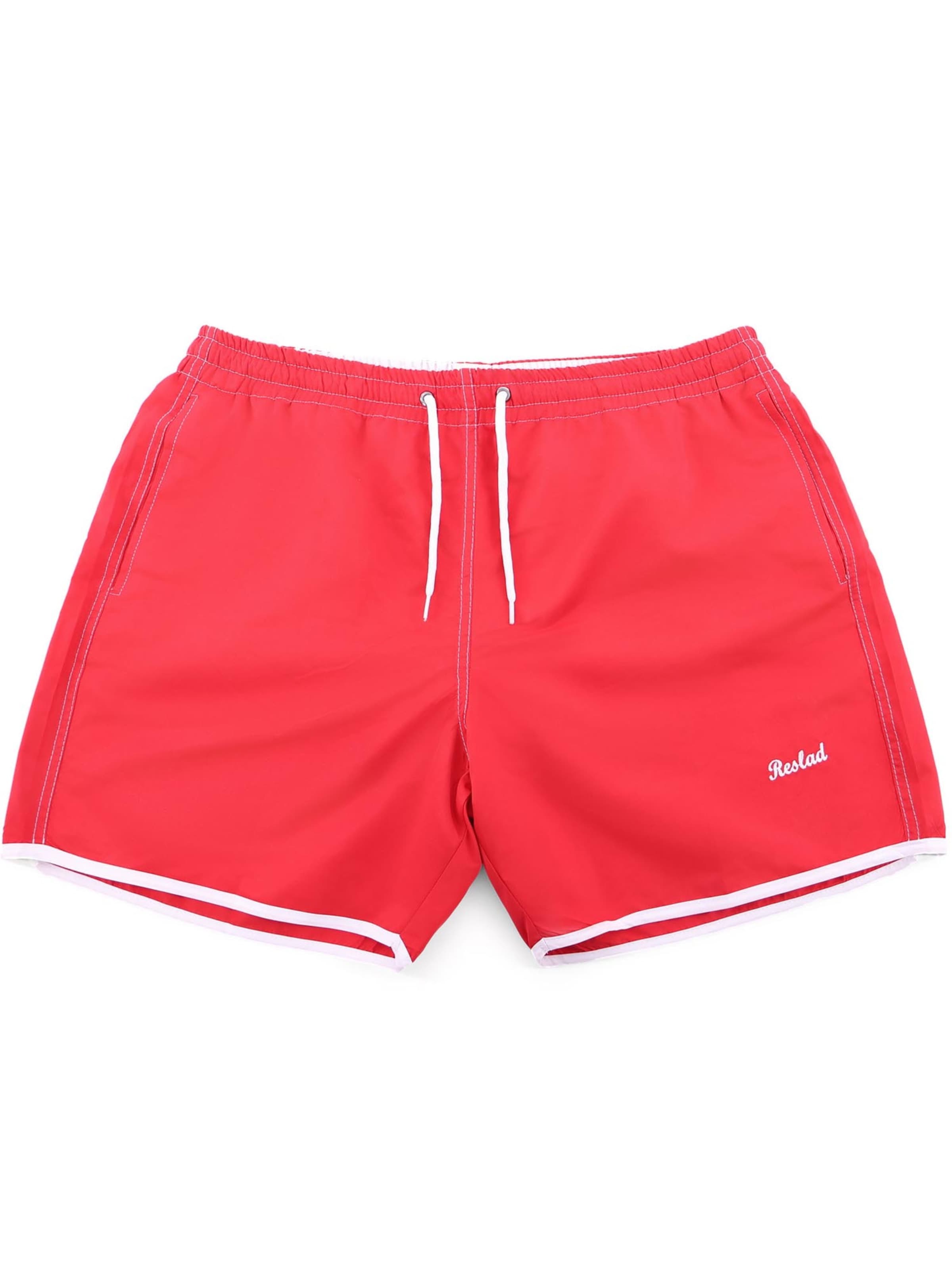 Reslad Board Shorts 'RS5020' in Red: front