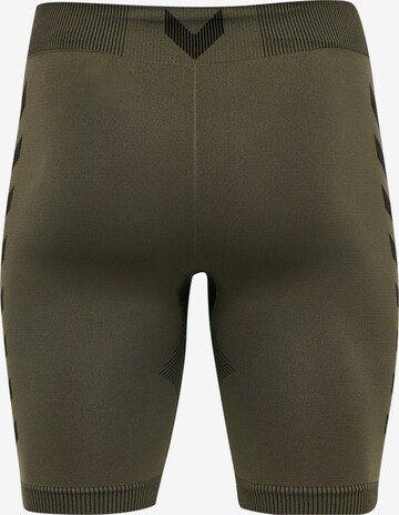 Skinny Pantalon de sport Hummel en vert