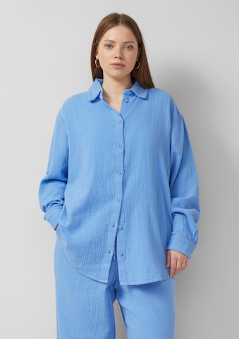 Chemisier QS en bleu