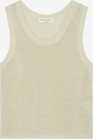 Marc O'Polo Knitted Top in Beige: front