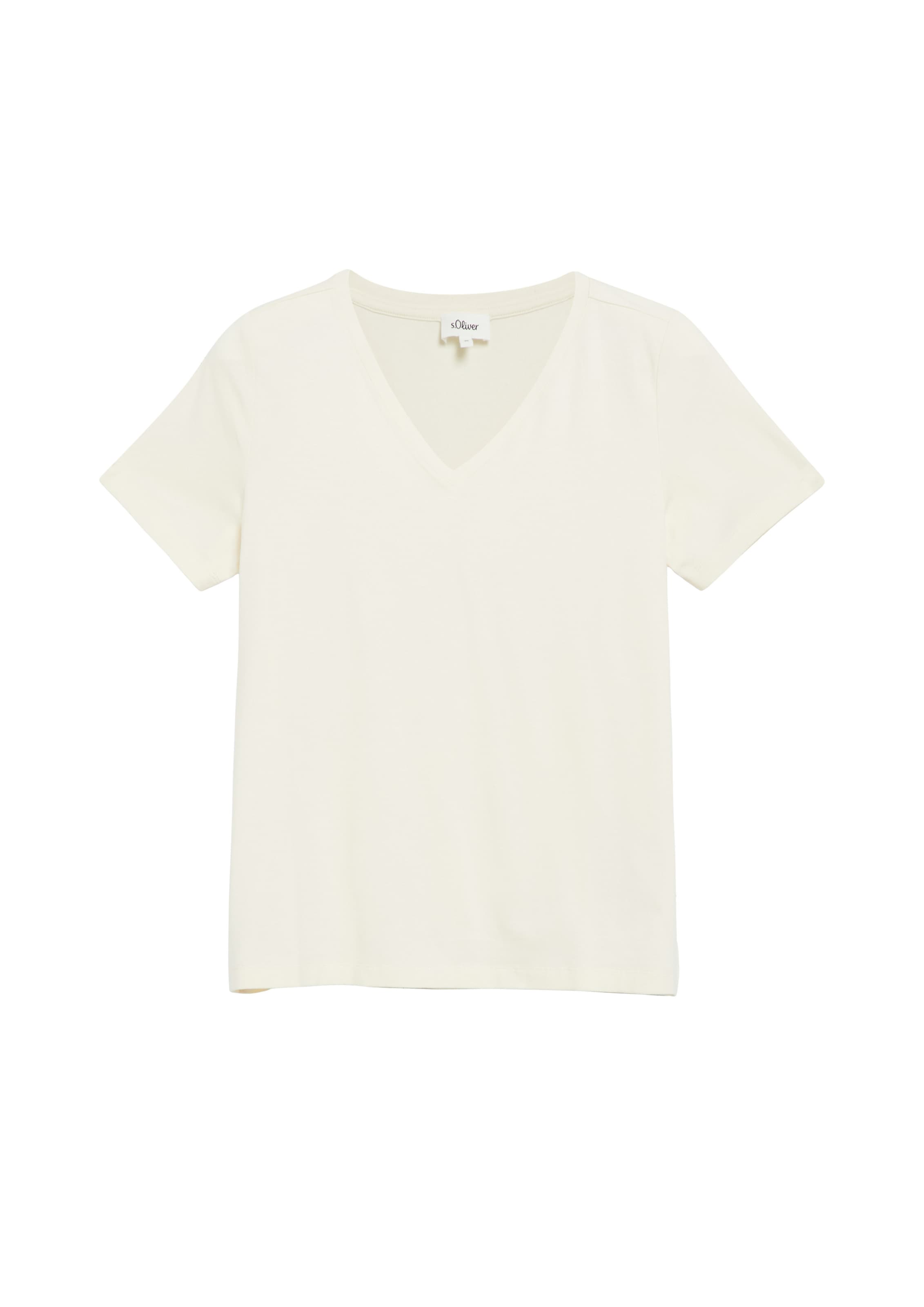 T-shirt s.Oliver en beige : devant