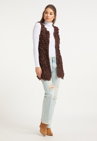 Gilet IZIA en marron