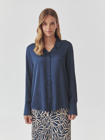 TATUUM Bluse 'NIKALI' in Blau: Vorderseite