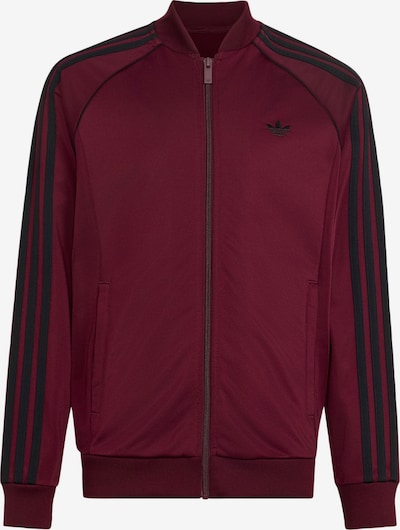 ADIDAS ORIGINALS Collegetakki 'SST' koossa 128 värissä burgundin punainen / musta, Tuotenäkymä