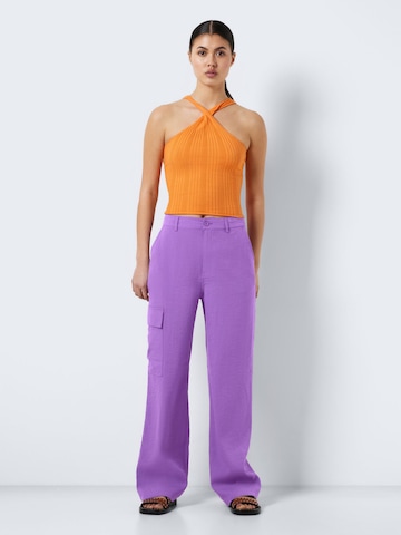 Regular Pantalon cargo 'Drewie' Noisy may en violet