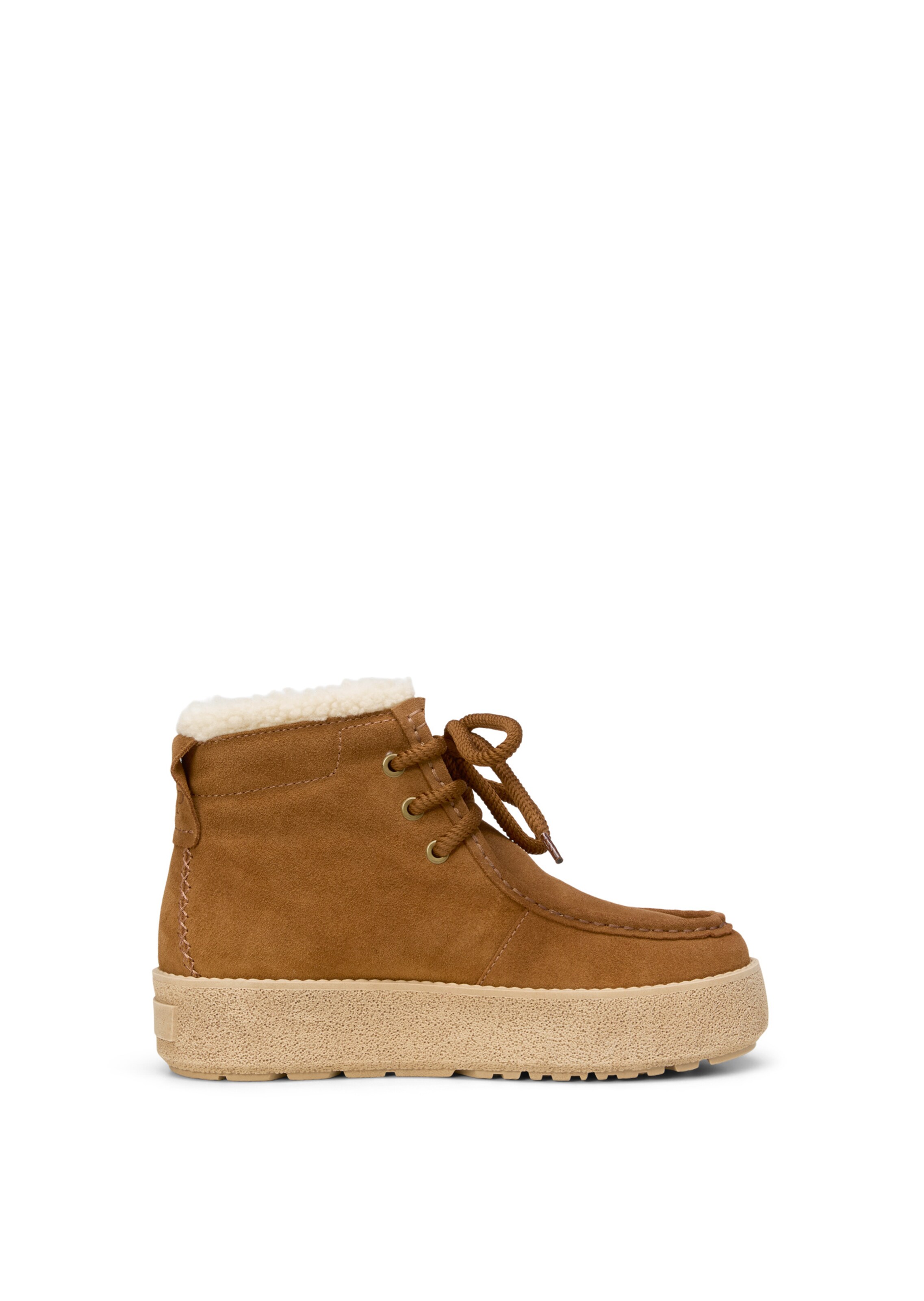 Marc O'Polo Lace-up bootie in Brown