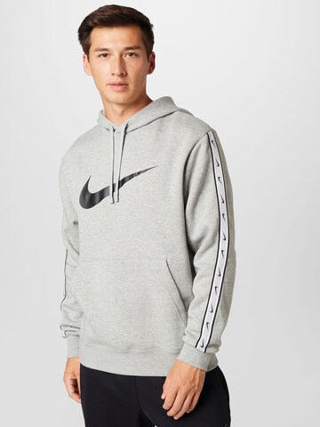 Nike Sportswear Sweatshirt 'REPEAT' in Grey: front