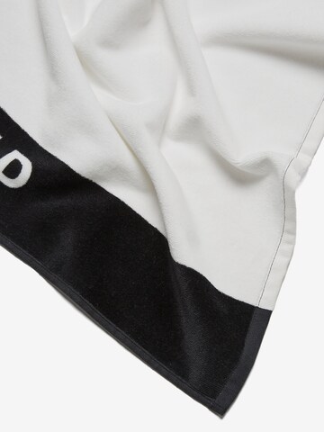 Karl Lagerfeld Beach Towel ' Ikonik 2.0' in White