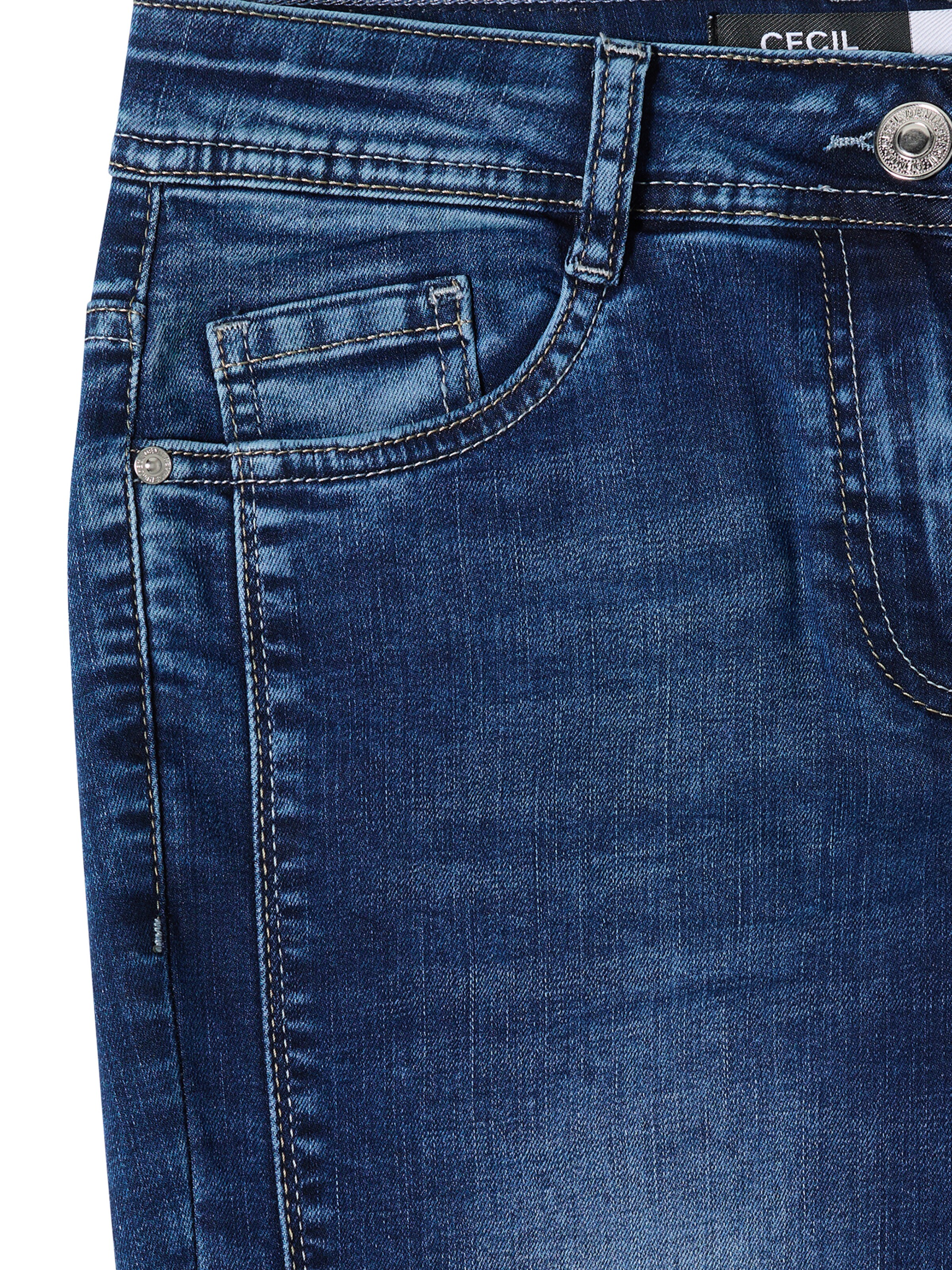 CECIL - Slimfit Calças de ganga 'Scarlett' em azul