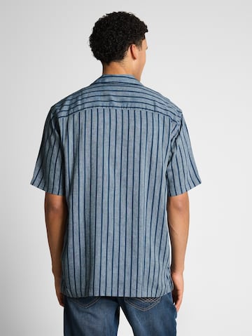 TOM TAILOR DENIM Comfort fit Button Up Shirt in Blue