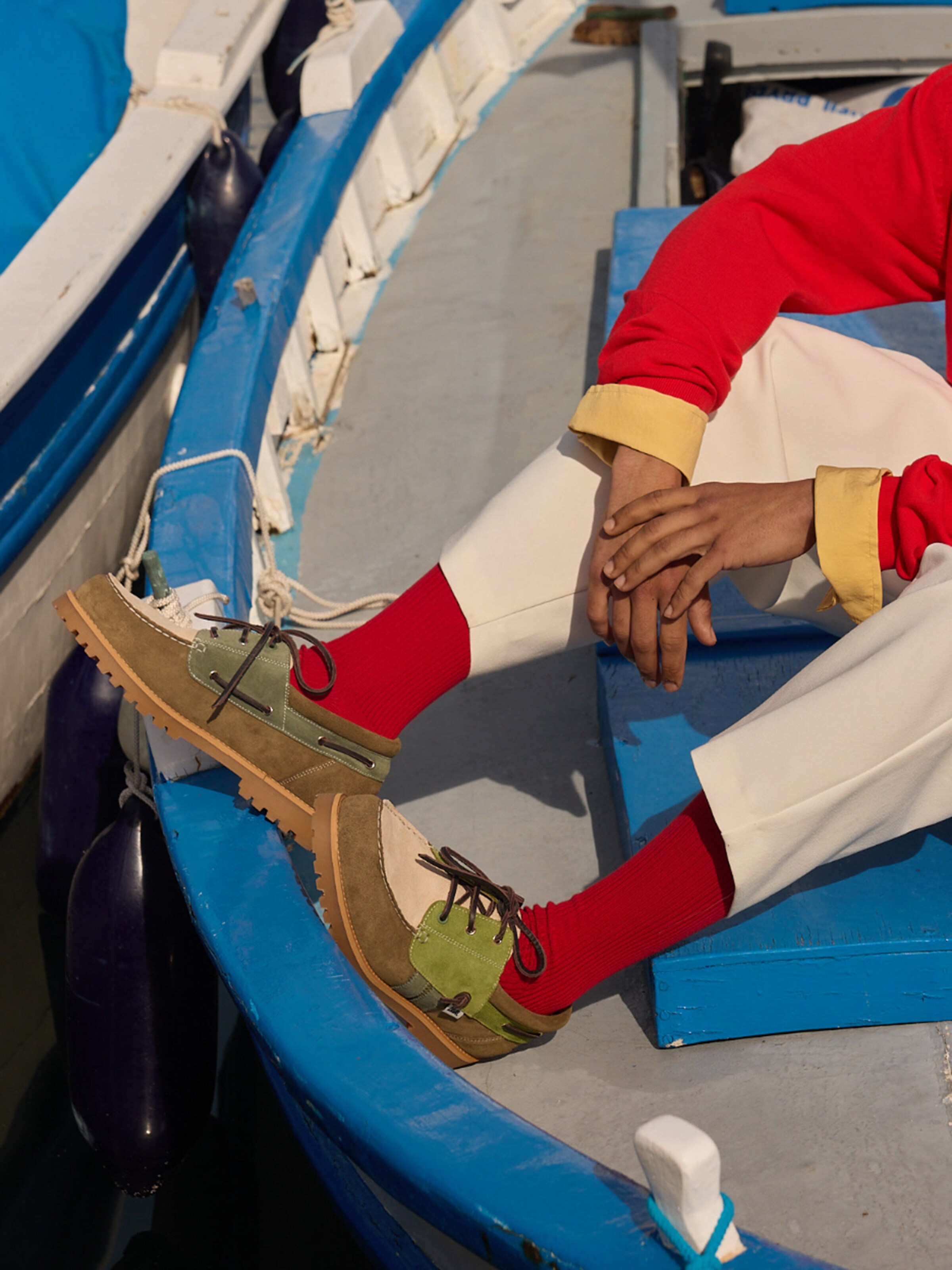 Caval Mocassins in Groen